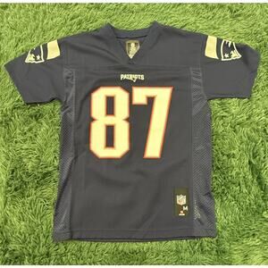 NFL New England Patriots Gronkowski #87 Youth Medium (10/12) Team Apparel Jersey
